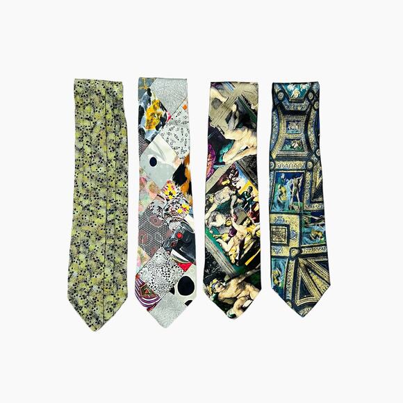 Santostefano Bertini Lot of 4‎ Rare Ties Made in Italy - Picture 1 of 7